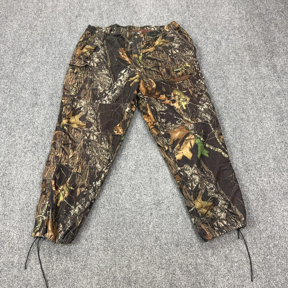 Hodgman Pants Mens 3X Brown Mossy Oak Camo Rain Fleece Lined Waterproof